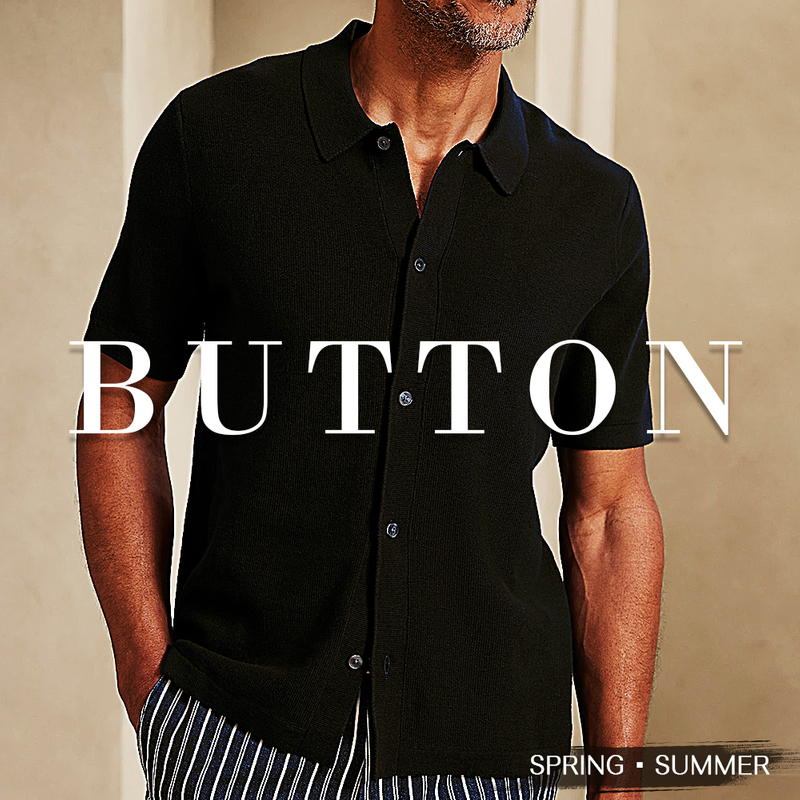 SS - Men's Button Knits