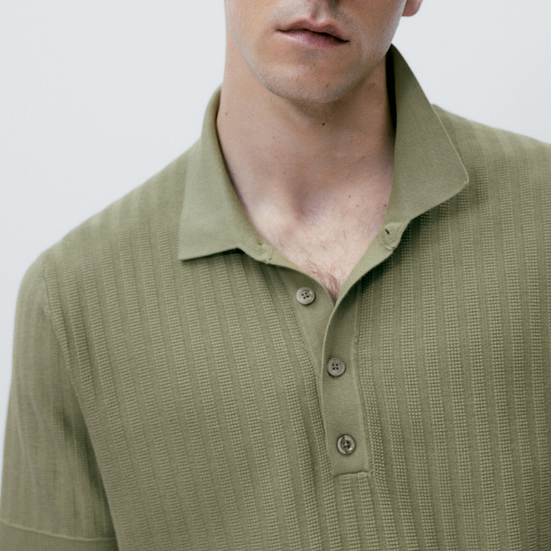 SS - Men's Knitted Polo