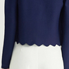 Original Manufacturer Flounces Short Cardigan Dark Pure Hot Selling Women Wool Sweater