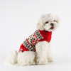 Personalized Puppier Dog Xmas Knitted Jacquard Sweater Coat Turtleneck Ugly Christmas Sweater 