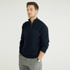 Zipper Design Long Sleeve Classic Style Knit Cashmere Men'S Sweaters