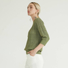  Latest Round Neck Crew Neck Long Sleeve Green Cable Jumper Knitted Pullover Women Sweaters