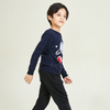 Round Neck Long Sleeve Knitting Simple Jacquard Pattern Boys Pullover Sweater