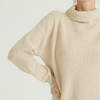 Semi-high Collar Simple Senior Long-sleeved Cashmere Luxury-knit Sweet Women