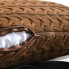 Custom 100% Cotton Cable Design Chunky Knit Pillow Cover