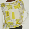 Spring Summer Cotton Blend Lightweight Knit Woven Stitching Knitwear For Women