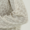 Custom Made 100% Cashmere Leopard Printed Knit Sweater