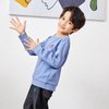 Blue Crew Neck Long Sleeve Classic Design Astronaut Boy Sweatshirt