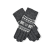 Color Contrast Design Knitted Fashion Versatile Gender Free Knitted Gloves