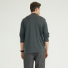 Men's 1/4 Zip Knitted Flat Needle Design Classic Pullover Sweater