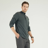 Custom 100% Wool Mens Quarter Zip Knitted Pullover Sweater