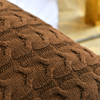 Custom 100% Cotton Cable Design Chunky Knit Pillow Cover