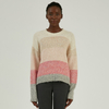 Custom Made Cotton Acrylic Blend Thick Stripe Knitted Sweater