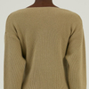 Custom Autumn Winter 100% Merino Wool Midi Wrap Knit Sweater Dress With Belt