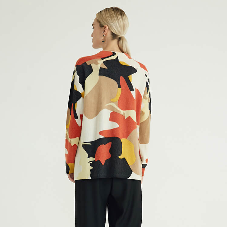 Jacquard Knitting Is Simple Foreign Plus Size Women's Sweaters