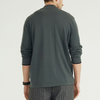 Men's 1/4 Zip Knitted Flat Needle Design Classic Pullover Sweater