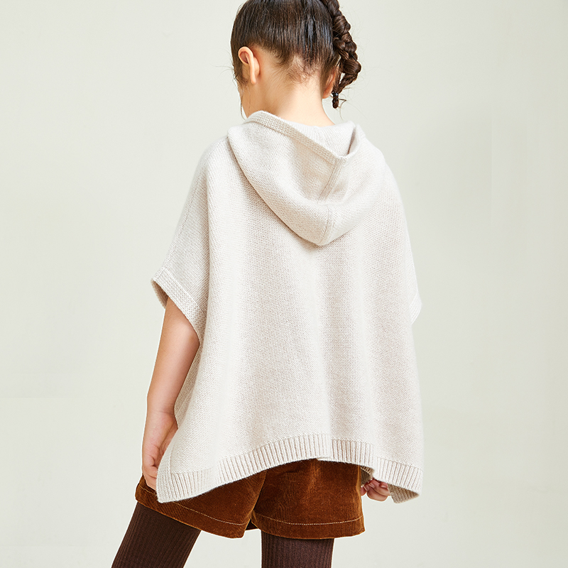 Simple Classic Design Casual Girls' Knitting Design Cloak Clasp