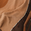 Custom Cotton Blend Patchwork Chunky Intarsia Knitted Stitching Blanket