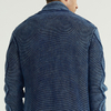 Custom Winter Chunky Mens Cable Knit Distressed Long Cardigan Coat
