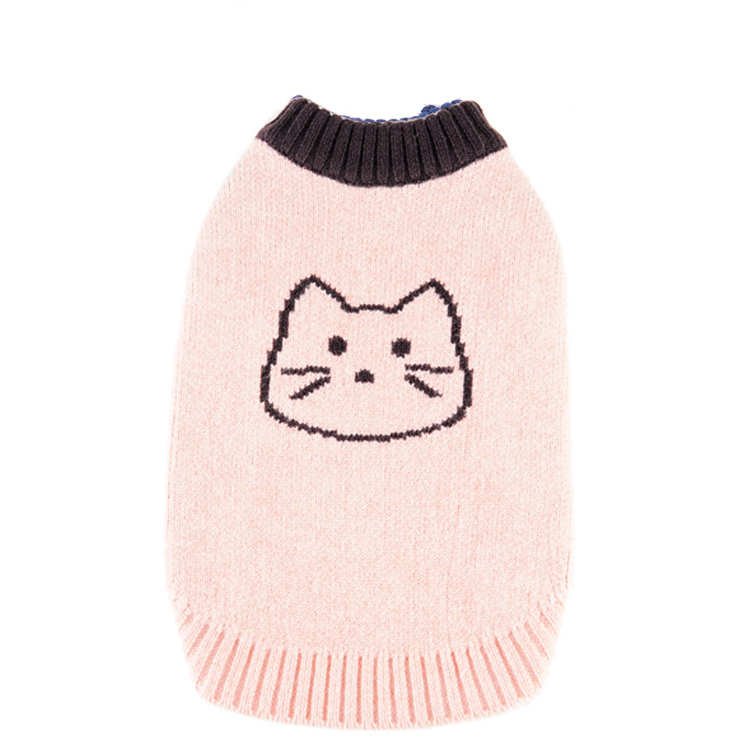 Custom Kintted Dog Sweater Jumper Puippers Knitted Pet Clothing For Small Dog