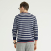 Classic Thin Stripe Design Wool Knit Plus Size Men'S Sweaters