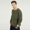 Green Long Sleeved Classic Design Knitted Cardigan Sweater For Men