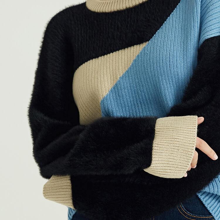 Round Neck Crew Neck Long Sleeve Heavy Pure Cashmere Jumper Knit Sweaters Ladies' Knitted Pullover
