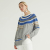 Icelandic Style Round Neck Long-sleeved Cashmere Designer Export Women Sweater
