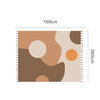 Custom Cotton Blend Patchwork Chunky Intarsia Knitted Stitching Blanket