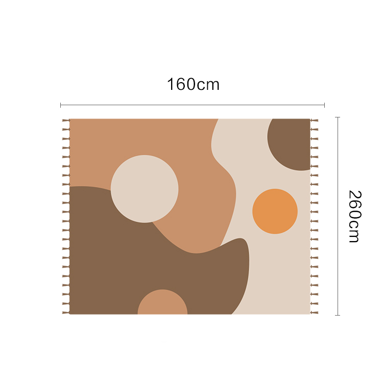 Custom Cotton Blend Patchwork Chunky Intarsia Knitted Stitching Blanket