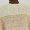 Custom Made Cotton Acrylic Blend Thick Stripe Knitted Sweater