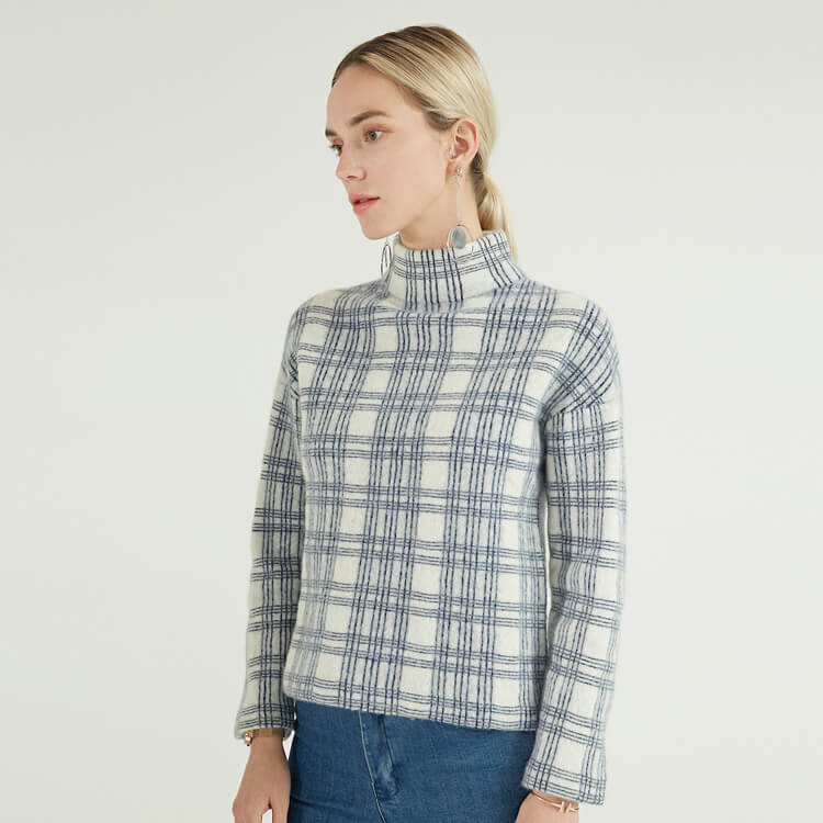 Plaid New Simple And Advanced Custom Hoodie Printing Sweatshirt Women Pullover