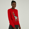 Personalized Wool blend Jacquard Knit Jumper For Women