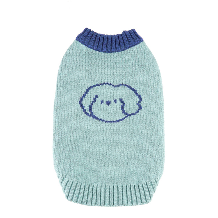 Custom Kintted Dog Sweater Jumper Puippers Knitted Pet Clothing For Small Dog