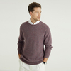 Basic Round Neck Business Simplicity Wool Pullover Plus Size Men'S Sweaters