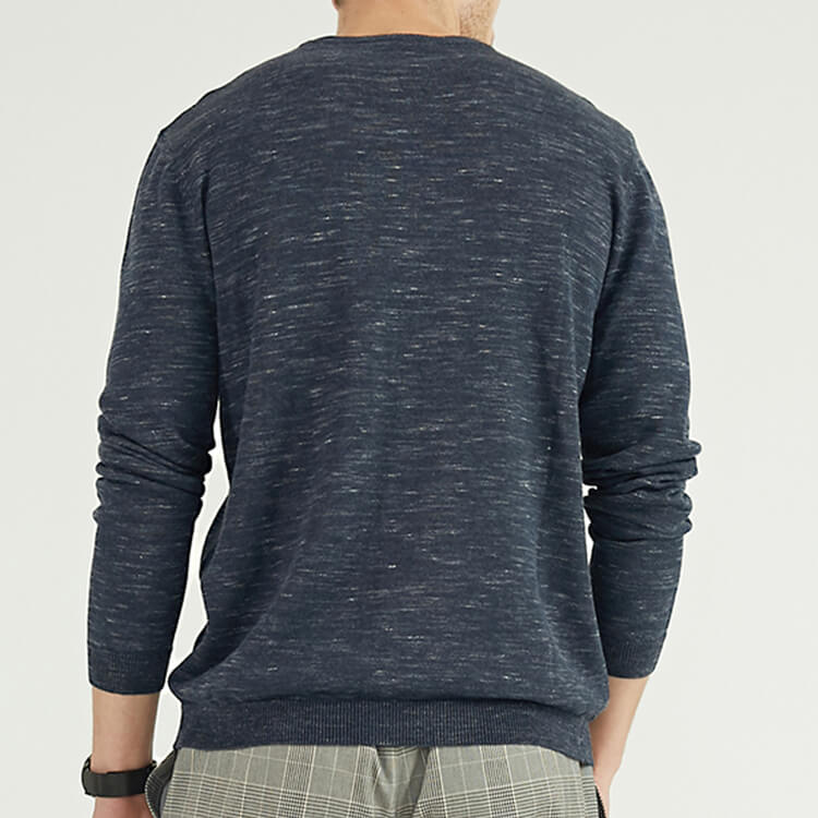 Knitted Fashion Clothes Plus Size Men's Sweaters Winter Crew Neck Knit Custom Pullover 