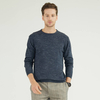 Round Neck Clip Pattern Men's Knitted Pullovers Sweaters
