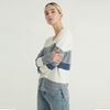 Simple Contrast Color V-neck Fashion Knitted Women's Sweaters For Women