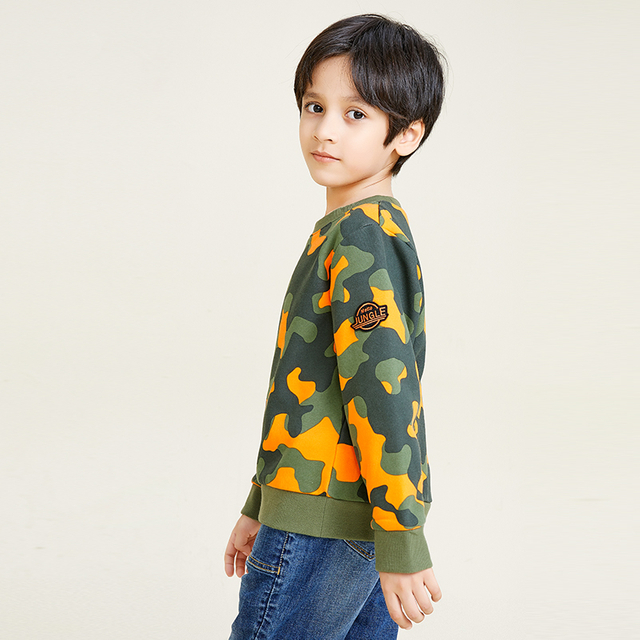 Crew Neck Knitted Boys' Design Simple Multicolor Custom Pullover
