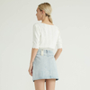 White Hollow Pattern Design Women's V-neck Pullover Sweater For Women