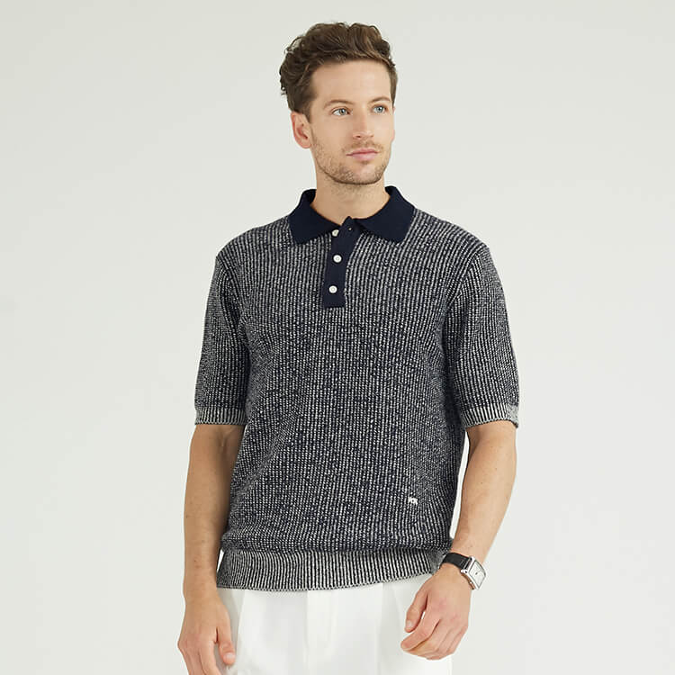 Classic Design Casual Business Cotton Poloshirt For Men Custom
