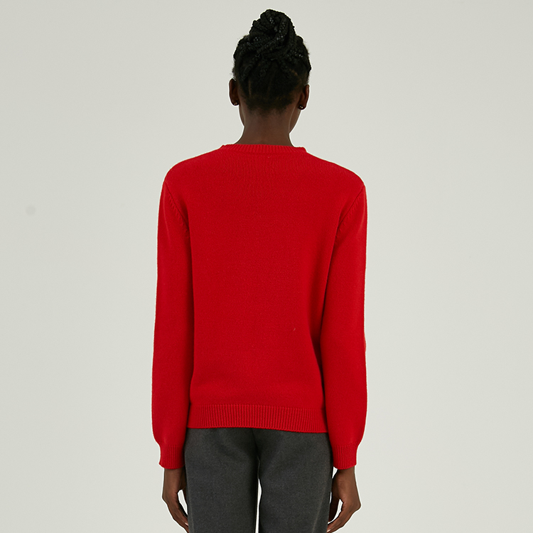 Personalized Wool blend Jacquard Knit Jumper For Women