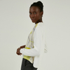 Spring Summer Cotton Blend Lightweight Knit Woven Stitching Knitwear For Women