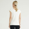 Classic White Crossover Design Vest Woolen Sweater For Women