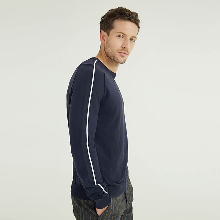 New Style Knitted Pullover Tops Sweatshirt Winter Crewneck Knitted Custom Sweater For Men