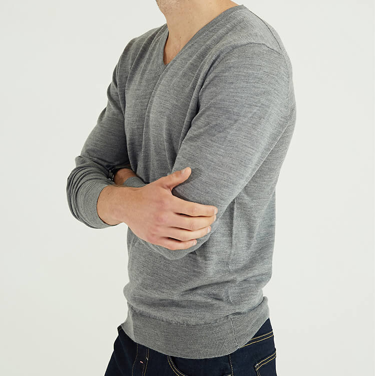 Long Sleeves With Classic Design Winter Cotton Knitted Plus Size Men's Sweaters 