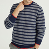 Classic Thin Stripe Design Wool Knit Plus Size Men'S Sweaters