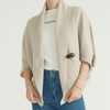 Hot Beige Fashion Knitted Pure Cape Casual Women's Cashmere Cardigan