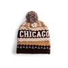 Sexless Knitted Jacquard Fashion Hat with Pompom