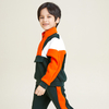 Boys' Multicolor Splicing Pullover with Zipper Placket Sweatshirt